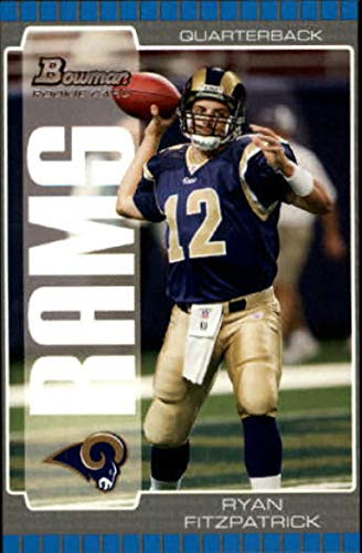 2005 Bowman #180 Ryan Fitzpatrick RC - St. Louis Rams (Rookie Card) Miami Dolphins QB