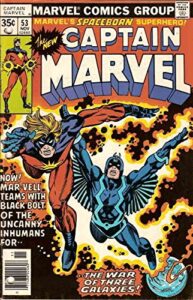 captain marvel (1st series) #53 vg ; marvel comic book | black bolt