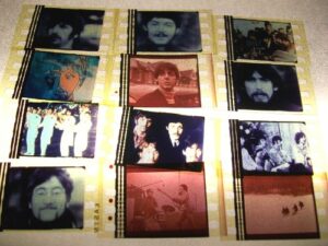 beatles lot of 12 35mm movie film cells collectible memorabilia complements poster book theater