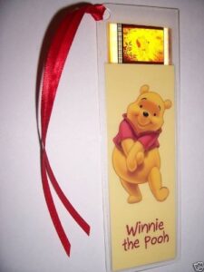winnie the pooh movie film cell bookmark memorabilia collectible complements poster book theater