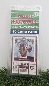 texas a&m aggies- (10) card pack college football different aggie superstars starter kit! comes in souvenir case! great mix of modern & vintage players for the super aggies fan! by 3bros