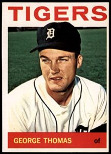 1964 topps # 461 george thomas detroit tigers (baseball card) ex tigers