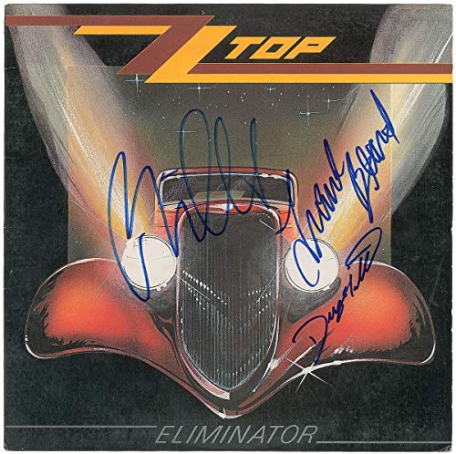 ZZ Top band reprint signed Afterburner Album artwork 12x12 poster photo RP Billy Gibbons