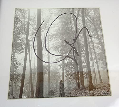Folklore CD Signed Autographed by T. Swift Framed Taylor PSA/DNA COA D