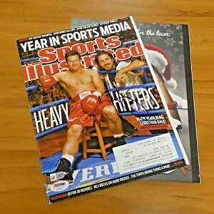 Mark Wahlberg Signed Sports Illustrated Magazine with PSA/DNA Sticker No Card