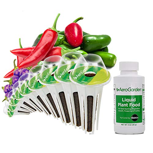 AeroGarden Spicy Chili Pepper Variety Seed Pod Kit (9-pod)