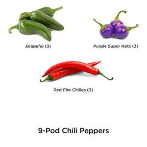 AeroGarden Spicy Chili Pepper Variety Seed Pod Kit (9-pod)