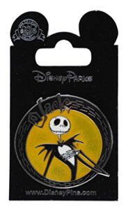 disney pin – nightmare before christmas – jack skellington – round frame