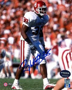 roy williams autographed/signed oklahoma sooners 8×10 photo prova 37711 – autographed college photos