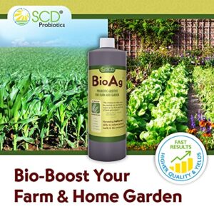 SCD Bio Ag - Beneficial Microbial Inoculant - Organic Gardens, Crops & Lawn Care - Chemical-Free Liquid Soil Amendment by SCD Probiotics (1 Liter)