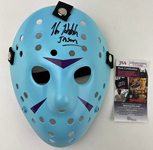 Kane Hodder signed Custom Mask Friday 13th Autograph Horror Slasher Jason Voorhees Autograph JSA Authentication