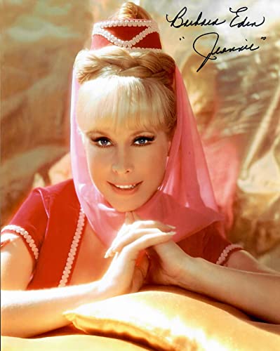 Barbara Eden in I Dream of Jeannie Smiling Autograph Hand Signed 8 x 10 Inch Photo