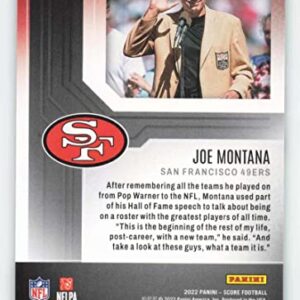 2022 Score First Ballot #3 Joe Montana NM-MT San Francisco 49ers Football NFL