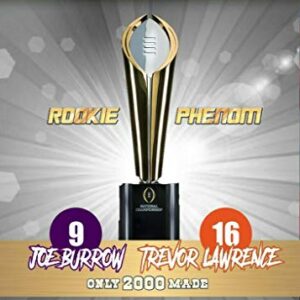 2019 JOE BURROW TREVOR LAWRENCE NCAA FOOTBALL NATIONAL CHAMPIONSHIP LSU CLEMSON