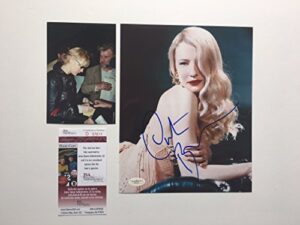 cate blanchett rare! signed 8×10 photo jsa spence cert proof!!