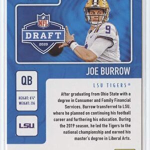 2020 Score NFL Draft #1 Joe Burrow LSU Tigers NFL Football Trading Card