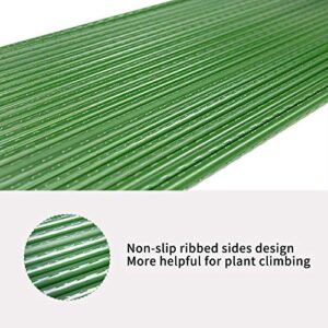 NO Splicing - 5ft Tomato Cages 5-Pack Large Tall Tomato Stakes Supports Garden Stakes,40 Clips and Plant Ties Include, Green