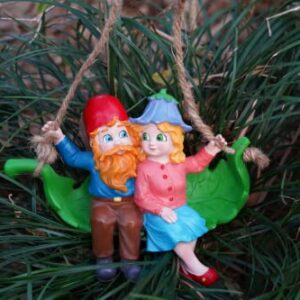 By Mark & Margot - Garden Gnome Outdoor Statues Lawn Gnome Decorations - Beautiful Funny Handmade Gnome Garden Sculpture for Home or Yard Pefect Garden Decor As Holiday Art Gnome Gifts.