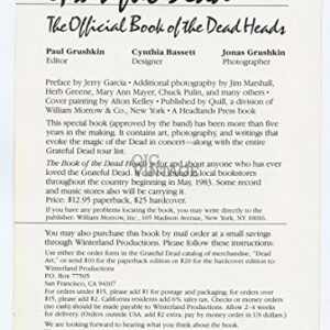 Grateful Dead The Official Book of the Deadheads 1983 Promotion Flyer