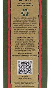 Down to Earth Organic Vegetable Garden Fertilizer 4-4-4, 5lb