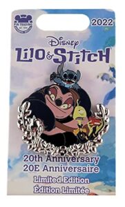 disney pin – lilo and stitch – 20th anniversary – stitch, jumba and pleakley