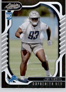 2022 panini absolute #173 josh paschal rc rookie detroit lions football trading card