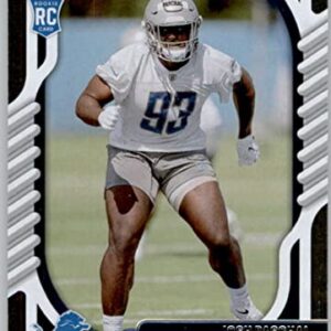 2022 Panini Absolute #173 Josh Paschal RC Rookie Detroit Lions Football Trading Card