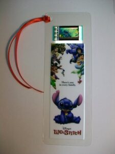 lilo & stitch movie film cell bookmark memorabilia collectible complements poster book theater