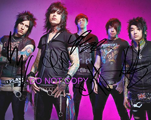 Falling in Reverse band REPRINT signed 11x14 poster/photo RP Ronnie Radke