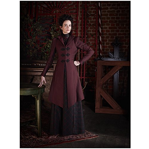 Penny Dreadful 8 x 10 Photo Eva Green/Vanessa Ives Red Coat Hand on Hip kn