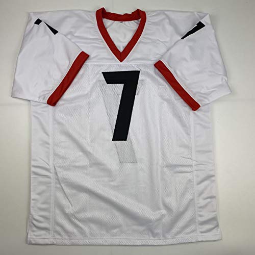 Autographed/Signed D'Andre Swift Georgia White College Football Jersey JSA COA