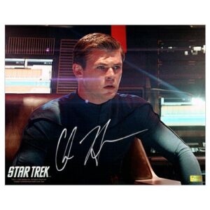 Chris Hemsworth Autographed 8x10 Star Trek George Kirk Photo