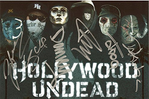 Hollywood Undead band REPRINT signed 8x12 poster photo