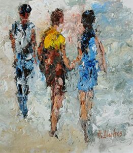 girlfriends, figures in the city by internationally renowned artist andre dluhos