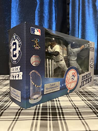 Derek Jeter 2 Pack Commemorative Deluxe Boxed Set of Collectible Figures - Made by McFarlane Toys in 2014 (Free Shipping)