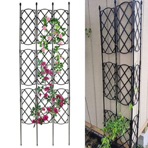 garden trellis for climbing outdoor plants 55x18inch plant support structures for rose clematis vine and climbing plants