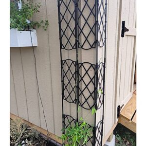 Garden Trellis for Climbing Outdoor Plants 55x18inch Plant Support Structures for Rose Clematis Vine and Climbing Plants