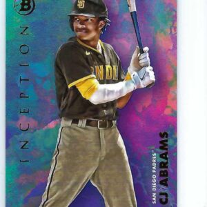 CJ C.J. ABRAMS 2021 Bowman Inception #18 Rookie Card RC San Diego Padres Baseball