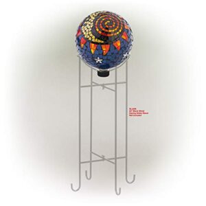 Alpine Corporation HGY120 Mosaic Sun and Moon Gazing Globe, 12 Inch Tall, Multi-Color