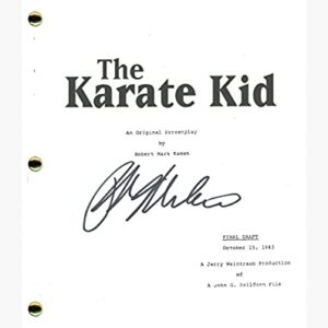 Ralph Macchio Signed Autographed The Karate Kid Movie Script Screenplay ACOA COA