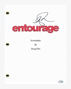 emily ratajkowski signed autographed entourage movie script screenplay acoa coa
