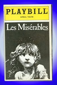 les miserables, broadway playbill + lea michele, jacquelyn piro, jessica-snow wilson, tamra hayden, philip hernández