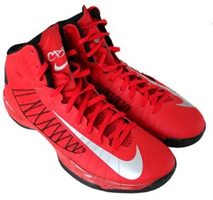 carlos boozer chicago bulls red hyperdunk 2012 pe cbooz game used basketball shoes size 17