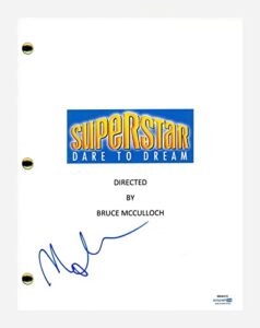 molly shannon signed autographed superstar movie script screenplay acoa coa