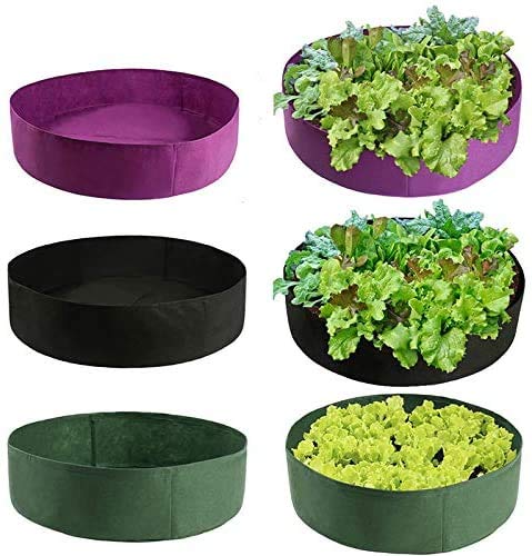 M MAIUS Potato Grow Bag, 15/50/100 Gallon Grow Bag Raised Garden Bed Bag Round Breathable Planting Grow Container for Potato Tomato Carrot