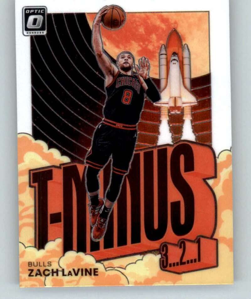 2021-22 Donruss Optic T-Minus 3-2-1#8 Zach LaVine Chicago Bulls NBA Basketball Trading Card