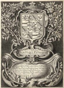 armorial frontispiece from ‘academie de l’espee’