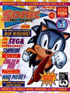 sonic the comic #1 vg ; fleetway quality comic book | hedgehog