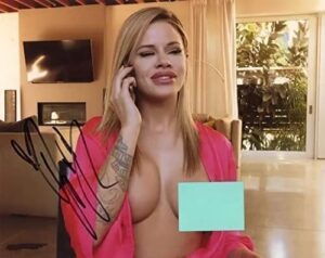 jessa rhodes signed 8×10 photo xxx famous porn adult movie actress beckett bas
