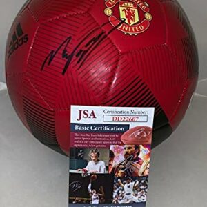 Luis Nani Portugal signed Manchester United F/S Full Size Soccer Ball Man U JSA - Autographed Soccer Balls